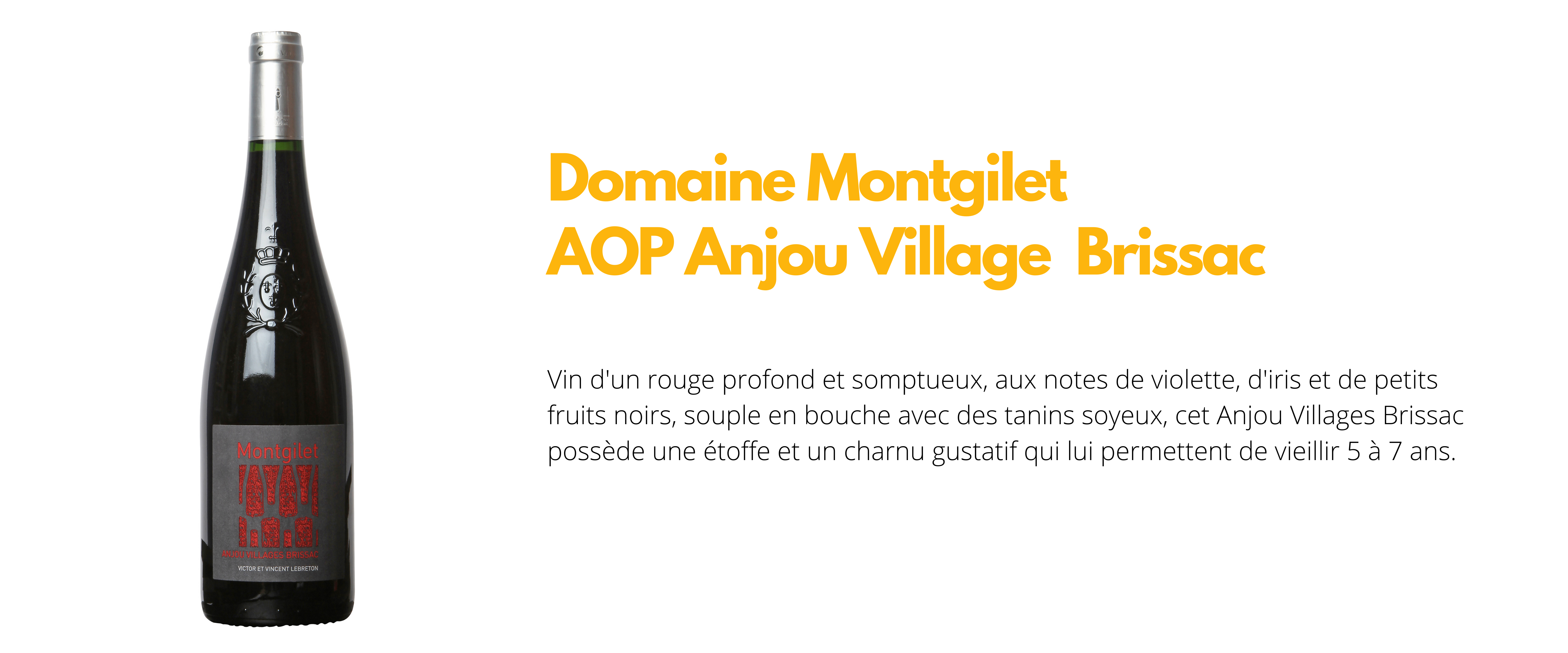 Anjou Villages Brissac domaine montgilet 