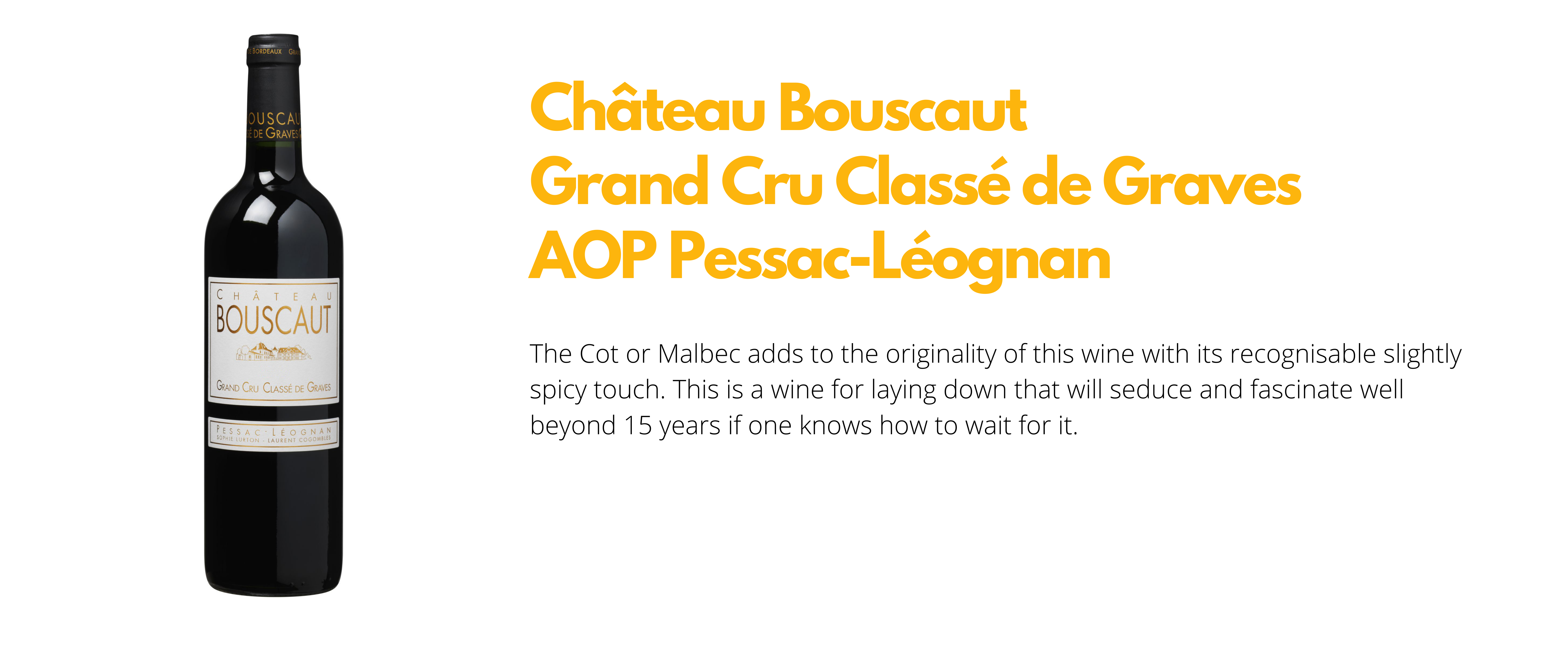 chateau de bouscaut red