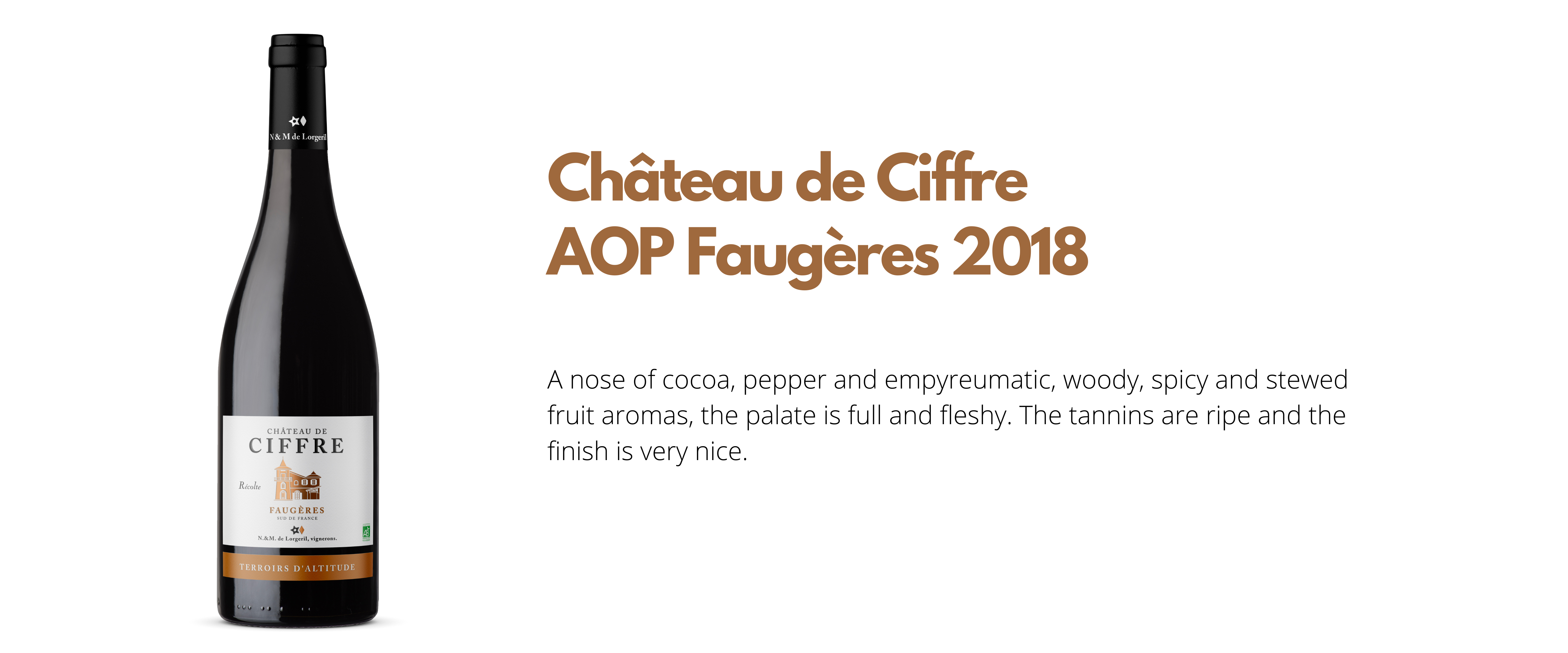 Château de Ciffre AOP Faugères