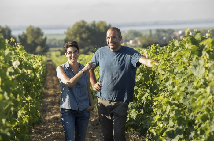 Fanny et François Boyer, exploitant du Château Beaubois