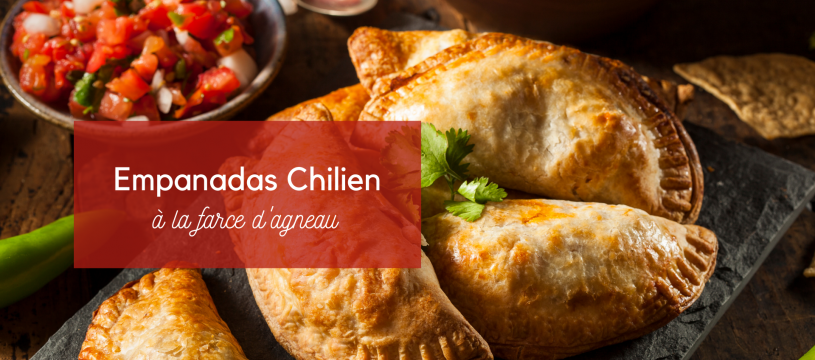 Chilean empanadas with lamb stuffing