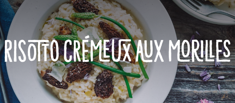 Risotto crémeux aux morilles